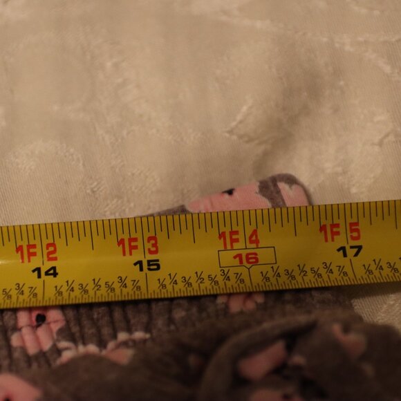 JoySpun Pajama Set Grey and Pink Short Sleeve Top and Drawstring Waist Short XL - Picture 8 of 16